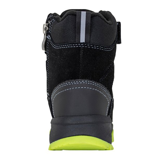 Полусапожки Orthoboom 67445-17 черный с лаймовым