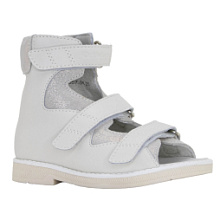 Детские ботинки летние Orthoboom 71057-01 сливочный 
жемчуг фото 1