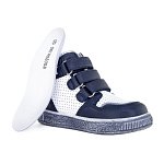 Детские ботинки ORTHOBOOM 80123-01 темно-синий с белым фото 6