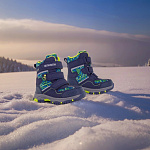 Детские полусапожки Orthoboom 67054-01 сине-голубой халцедон фото 3