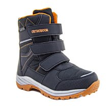 Ортопедические детские дутики/сноубутсы 
Orthoboom 67775-45 черный с оранжевым фото 1