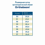 Ортопедические Полуботинки Orthoboom 97057-05 городской черный фото 8