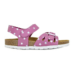 Детские биркенштоки Orthoboom 20037-01 розовый с серебристыми звездами фото 2