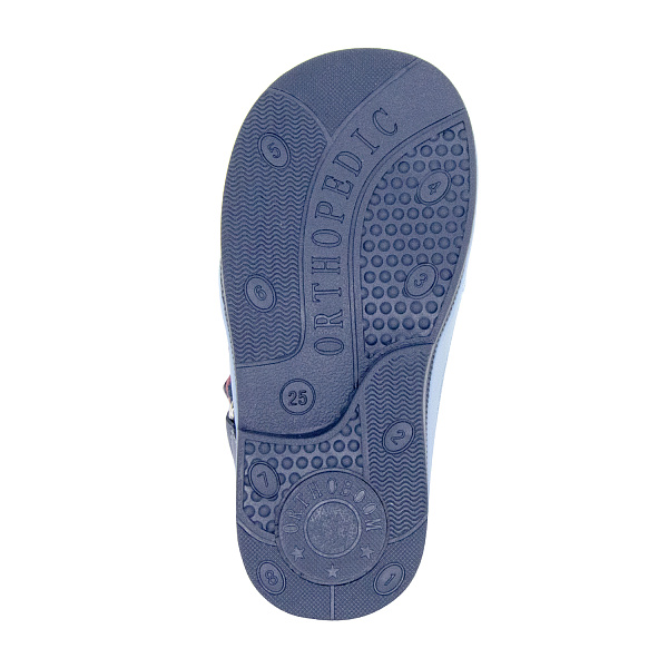 Детские сандалии Orthoboom 27057-07 сине-голубой-красный