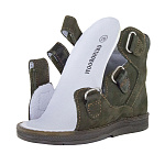 Детские сандалии Orthoboom 71057-07 болотный милитари фото 5