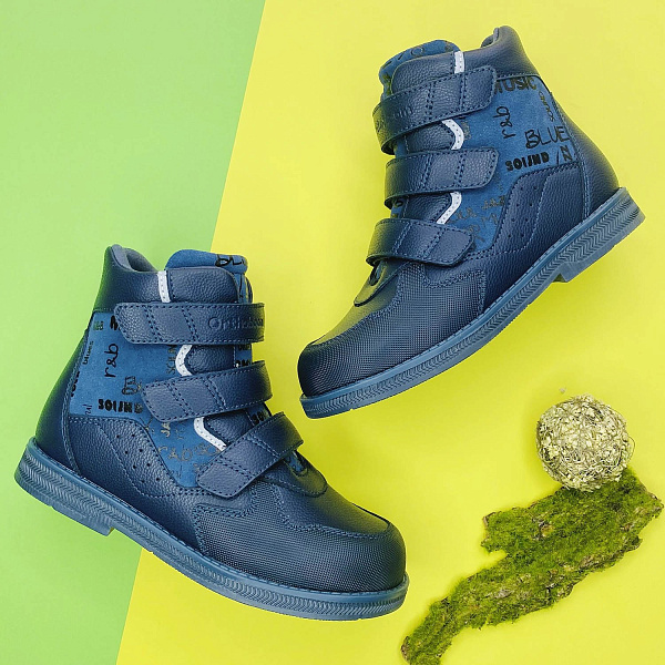 Детские ботинки Orthoboom 81194-37 океанская синь