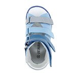 Детские сандалии ORTHOBOOM 81057-01 нежно-голубой с синим фото 4