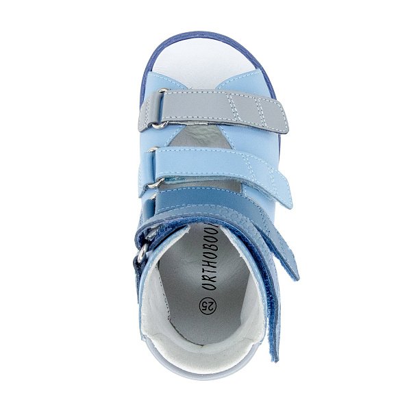 Детские сандалии ORTHOBOOM 81057-01 нежно-голубой с синим