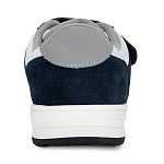 Ортопедические Детские кроссовки Orthoboom 33054-03 синий бархат с белым фото 3