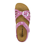 Детские биркенштоки Orthoboom 20037-01 розовый с серебристыми звездами фото 5