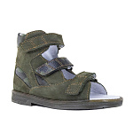 Детские сандалии Orthoboom 71057-07 болотный милитари