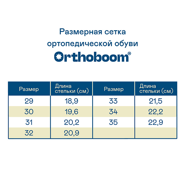 Детские ботинки Orthoboom 80123-01 черная кора