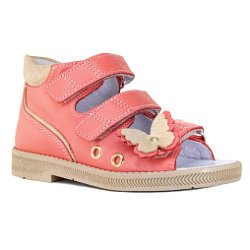 Детские сандалии Orthoboom 27057-01 коралловый фото 1