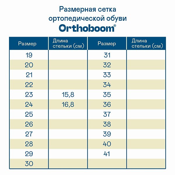 Детские полусапожки ORTHOBOOM 63795-50 темный ультрамарин