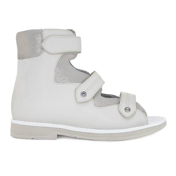 Детские ботинки летние Orthoboom 71057-01 сливочный жемчуг фото 1
