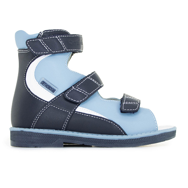 Детские сандалии Orthoboom 71597-33 темно-синий-голубой-белый