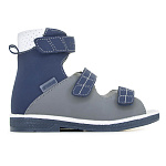 Детские сандалии Orthoboom 71487-1 серо-синий фото 3