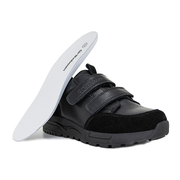 Детские полуботинки Orthoboom 97057-05 черный бархат