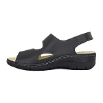 Женские босоножки 20323-01 глубокий черный фото 4