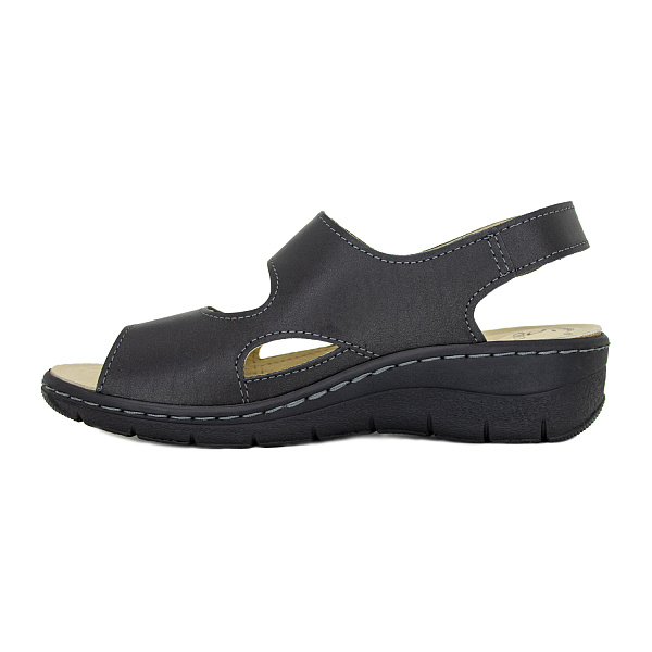 Женские босоножки 20323-01 глубокий черный