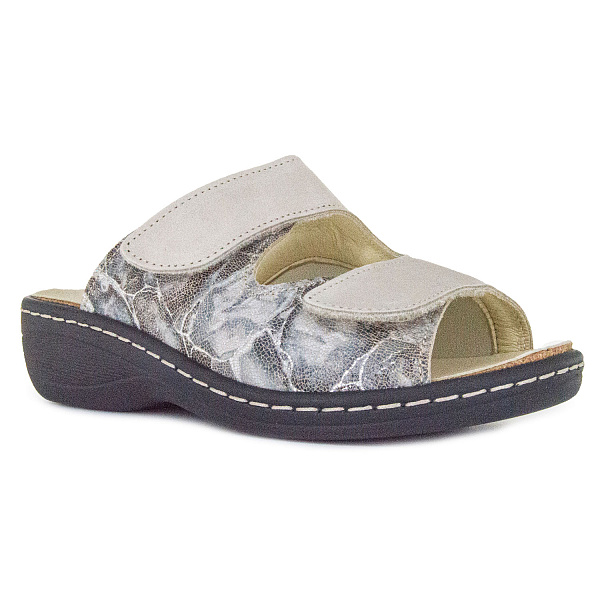 Женские сабо Orthoboom 20037-02 светло-серый мрамор фото 1