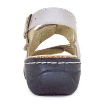 Ортопедические женские босоножки Orthoboom 
20037-01 серый металлик фото 5