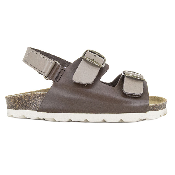 Детские биркенштоки Orthoboom 20325-11 хаки с коричневым