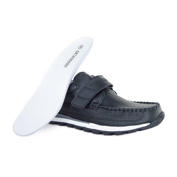 Детские топсайдеры ORTHOBOOM 47797-30 черный