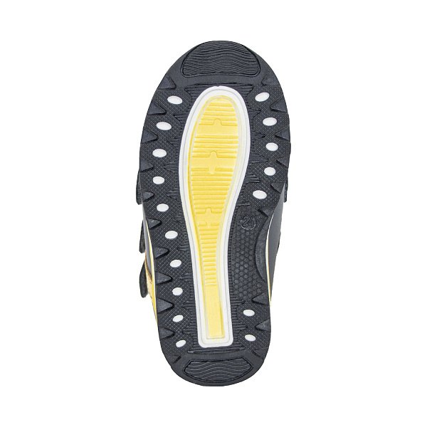 Детские ботинки Orthoboom 31057-01 графит с желтым