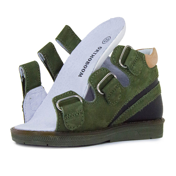 Детские сандалии Orthoboom 43397-5 хаки