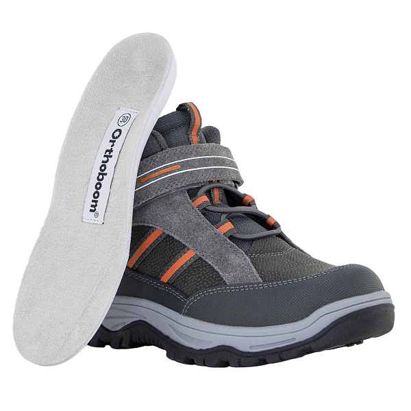 Детские ботинки Orthoboom 87037-01 графитовый камень