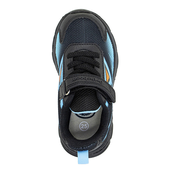 Детские кроссовки Orthoboom 30223-04 черный с голубым