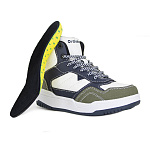 Ортопедические Кроссовки Orthoboom 32245-32 черно-белый с хаки фото 5