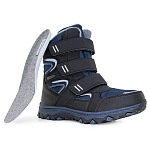 Полусапожки Orthoboom 67055-01 черный с сапфировым фото 6