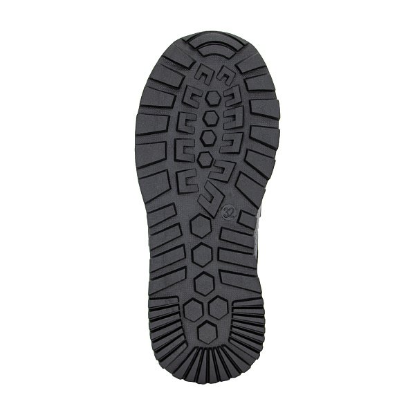 Детские полуботинки Orthoboom 97057-05 черный с перфорацией