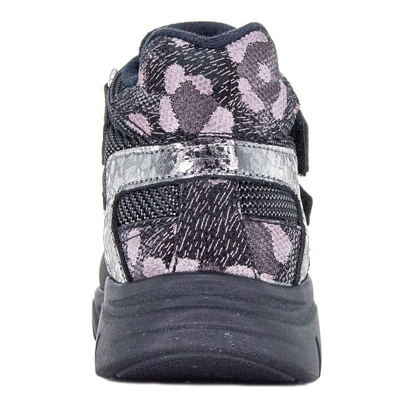 Детские ботинки ORTHOBOOM 82123-22 черный с розовым принтом
