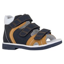 Детские сандалии Orthoboom 27057-02 сумеречный 
индиго фото 1