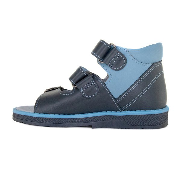 Детские сандалии ORTHOBOOM 27057-03 синий с голубым