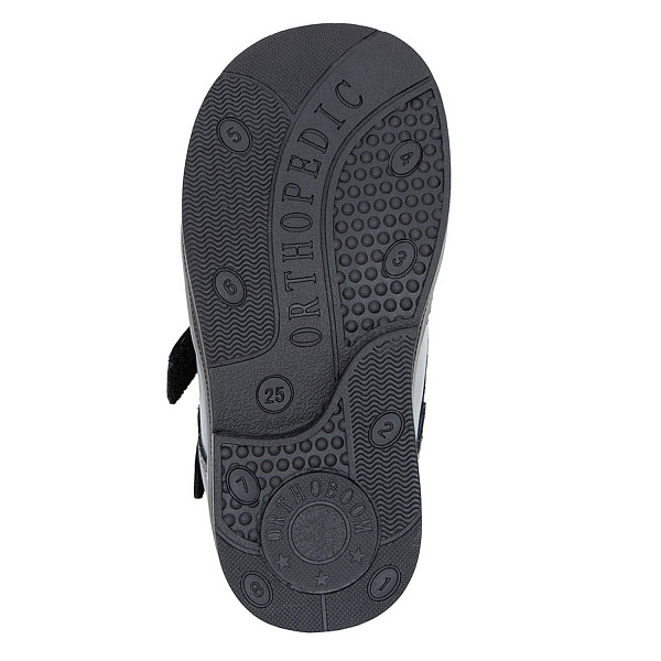 Детские ботинки Orthoboom 83056-01 темный графит