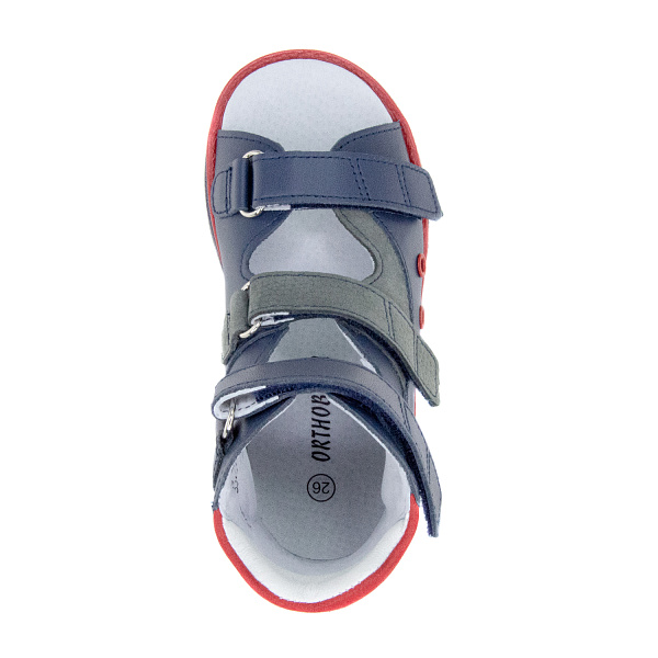 Детские сандалии Orthoboom 71597-33 темно-синий с красным