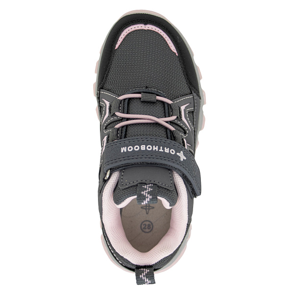 Кроссовки Orthoboom 30225-09 серый с розовым