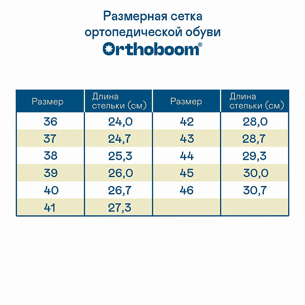 Полуботинки Orthoboom 97057-02 молочный лен