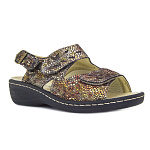 Женские босоножки Orthoboom 20037-01 коричневый питон