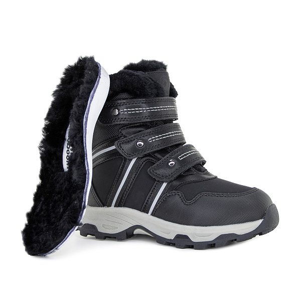 Полусапожки Orthoboom 63395-43 черный с серым