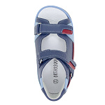 Детские сандалии Orthoboom 27057-07 сине-голубой-красный фото 4