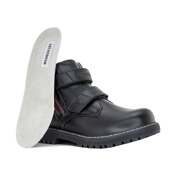 Детские ботинки Orthoboom 83054-03 антрацит