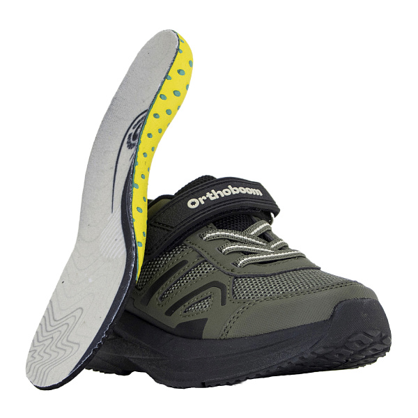 Детские кроссовки Orthoboom 33054-04 графитовый мох