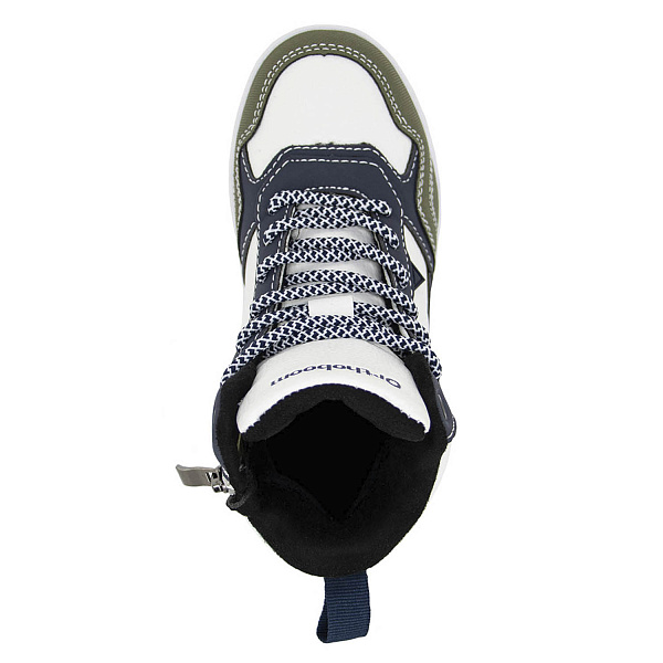 Кроссовки Orthoboom 32245-32 черно-белый с хаки