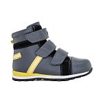 Детские ботинки Orthoboom 31057-01 графит с желтым фото 3