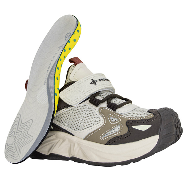 Детские кроссовки Orthoboom 33037-01 песочная олива